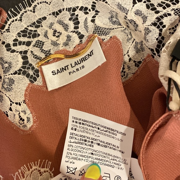 Saint Laurent Silk lace cami - Picture 8 of 14